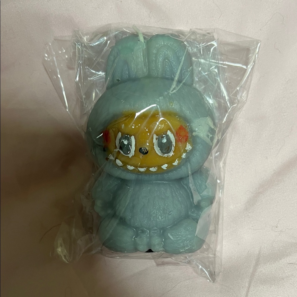 Gray Monsters Labubu candle